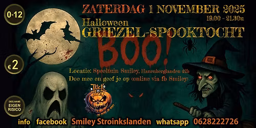Smiley Halloween GRIEZEL-SPOOKTOCHT