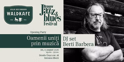 Oamenii uni\u021bi prin muzic\u0103 | Dj Set Berti Barbera | Warm up BJBF x Waldkafe