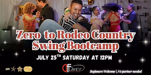 Zero to Country Swing! Beginner welcome!(Pay on the Website)