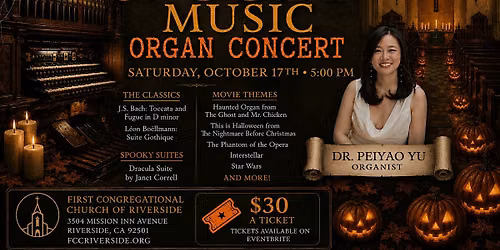 Spooky Music Organ Concert