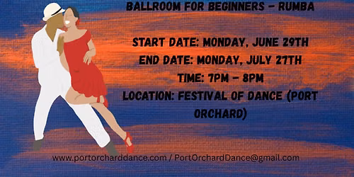 Ballroom for Beginners - Rumba (Five Weeks)