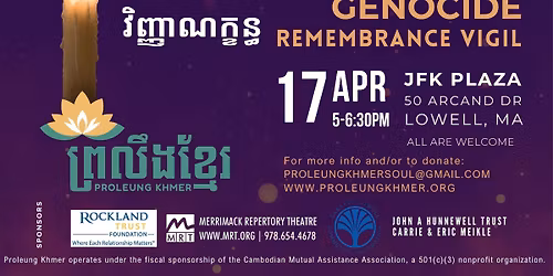Interfaith Cambodian Genocide Remembrance Vigil