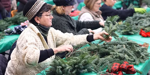 Conifer Wreath Workshop at the Botanical Gardens