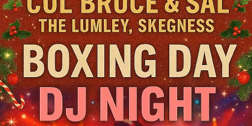 Boxing Day night with Col Bruce & Sal