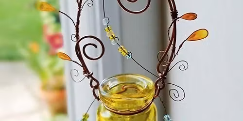 Wire-Wrapped Window Bottle Workshop \ud83c\udf3f\u2728