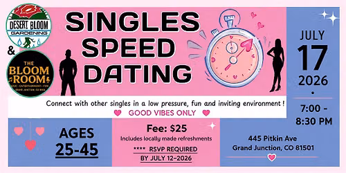 SPEED DATING EVENT : AGES 25-45