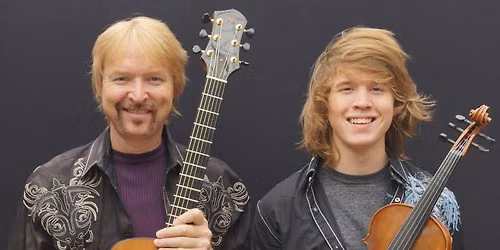 Tim and Myles Thompson at the Woodstock Fingerstyle Guitar Festival