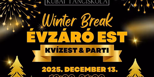 \u2018Winter break\u2019 \u00c9vz\u00e1r\u00f3 kv\u00edzest & Salsa Party