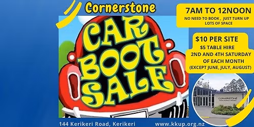 Car Boot Sale at Cornerstone