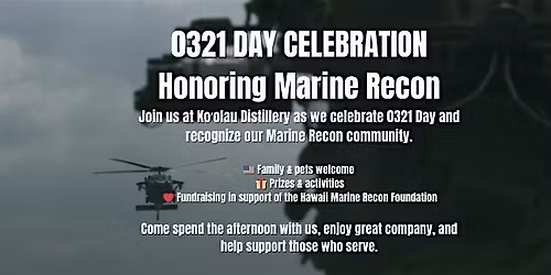 0321 Day Recon Brotherhood Bash \u2013 Open to all Special Forces and Supporters