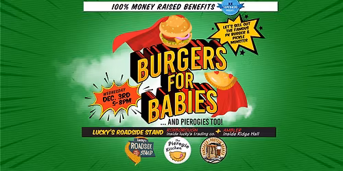 Burgers for Babies... and pierogies too!
