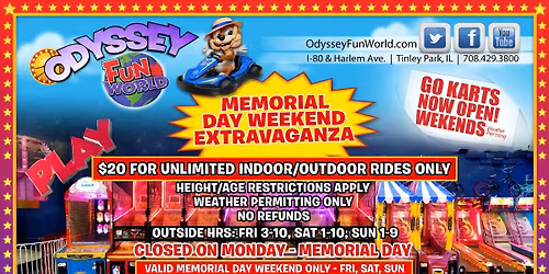 MEMORIAL DAY WEEKEND EXTRAVAGANZA
