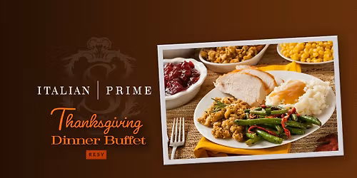 Thanksgiving Buffet At Salvatore's Italian Prime 2025