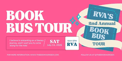 2nd Annual Book Bus Tour