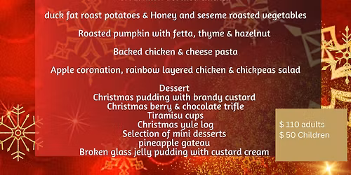 Rankey\u2019s Zone Christmas Lunch Buffet 2025