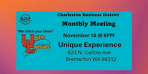 Charleston Business District Monthly Meeting