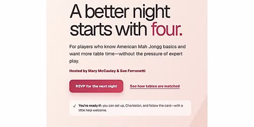 American Mahjongg Practice & Play Group
