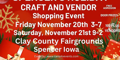 Spencer\u2019s Holiday Craft, Vendors, Boutiques and More Shopping Event