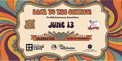 Capital Chordsmen 60th Anniversary Show: Back to the \u201960s