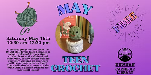 May Teen Crochet Club