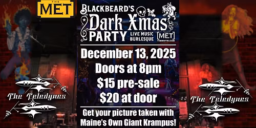 Blackbeard\u2019s Dark X-Mas Party at The Met 