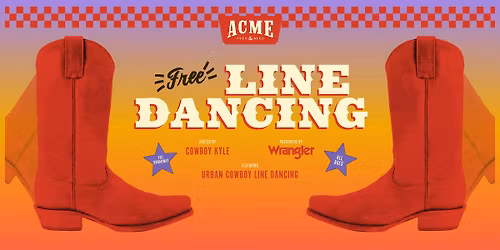 Free! New Year's Day Line Dancing w\/ Urban Cowboy Line Dancing - Downtown