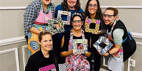 Spring  Mosaic Picture Frame Workshop