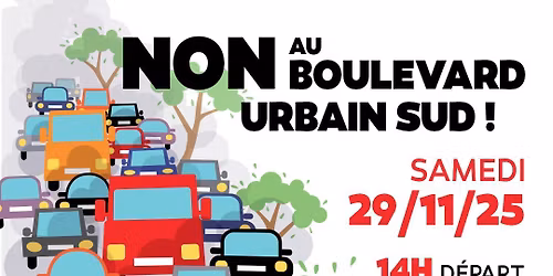 Manifestation STOP au Boulevard Urbain Sud 