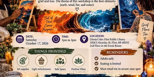 Healing Through Art Part 2: Grief and Loss Workshop 
