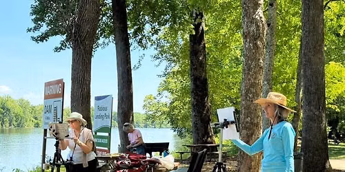 VPAP Painting at VMFA Sculpture Garden