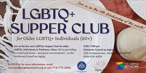 Fairhaven Supper Club for Older (60+) LGBTQ+ Folk