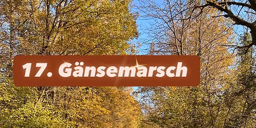 17. G\u00e4nsemarsch  \u201eGans n\u2018 Kloses\u201c