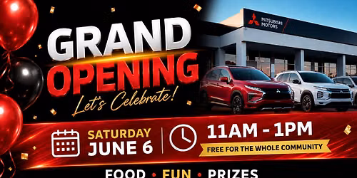 Beaver Mitsubishi Grand Opening Celebration! \ud83c\udf89