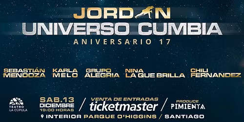 Jordan - Universo Cumbia \/ Aniversario 17