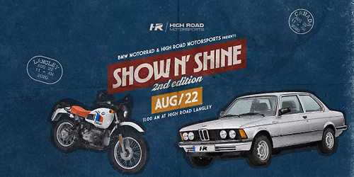 BMW Show n' Shine at High Road Langley