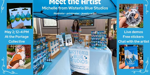 Meet the Artist: Michelle of Wisteria Blue Studios