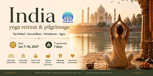 Yoga Retreat in India & Spiritual Tour from Canada