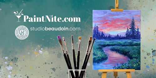 Paint Nite: Dawn on the Meadow