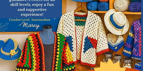 \ud83e\uddf6 Hexagon Cardigan Crochet Class