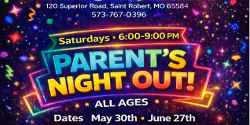 Parent's Night Out-All Ages $25