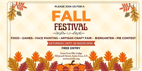 Santa Cruz Elks Lodge Fall Festival