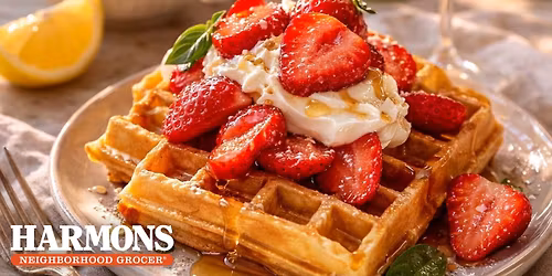 Breakfast Club: Strawberry & Lemon Waffles, 21+
