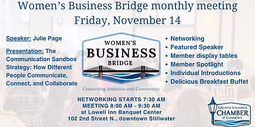 WBB monthly meeting: The Communication Sandbox Strategy