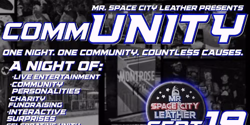 CommUnity presented by Mr. Space City Leather 26