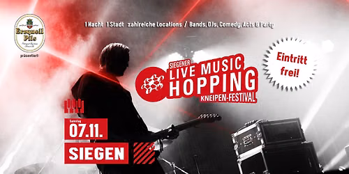 Siegener Live Music Hopping - Eintritt frei!