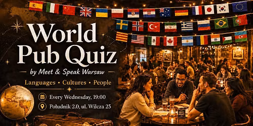 World Pub Quiz \ud83c\udf0d\ud83e\udd13 + Social Meetup \ud83e\udd1d\ud83d\udcac\ud83c\udf78\u2728