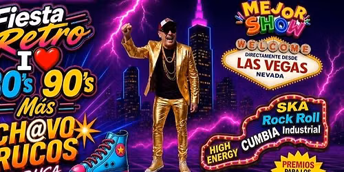 FIESTA RETRO 80\u00b4s 90\u00b4s MAS CH@VO RUCOS TOUR USA EN UTAH