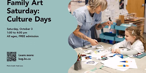 FAMILY ART SATURDAY: Culture Days