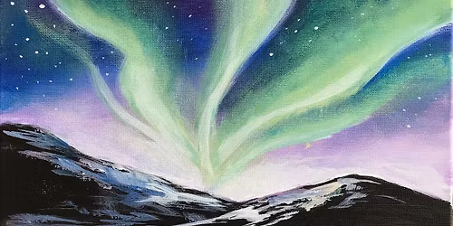 Northern Sky Canvas Paint and Sip