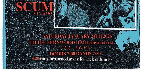 BRUTALIZE (Vancouver) \/ DISP\u00d6SAL \/ WHITE COLLAR \/ POND SCUM (Nanaimo) @ Little Fernwood